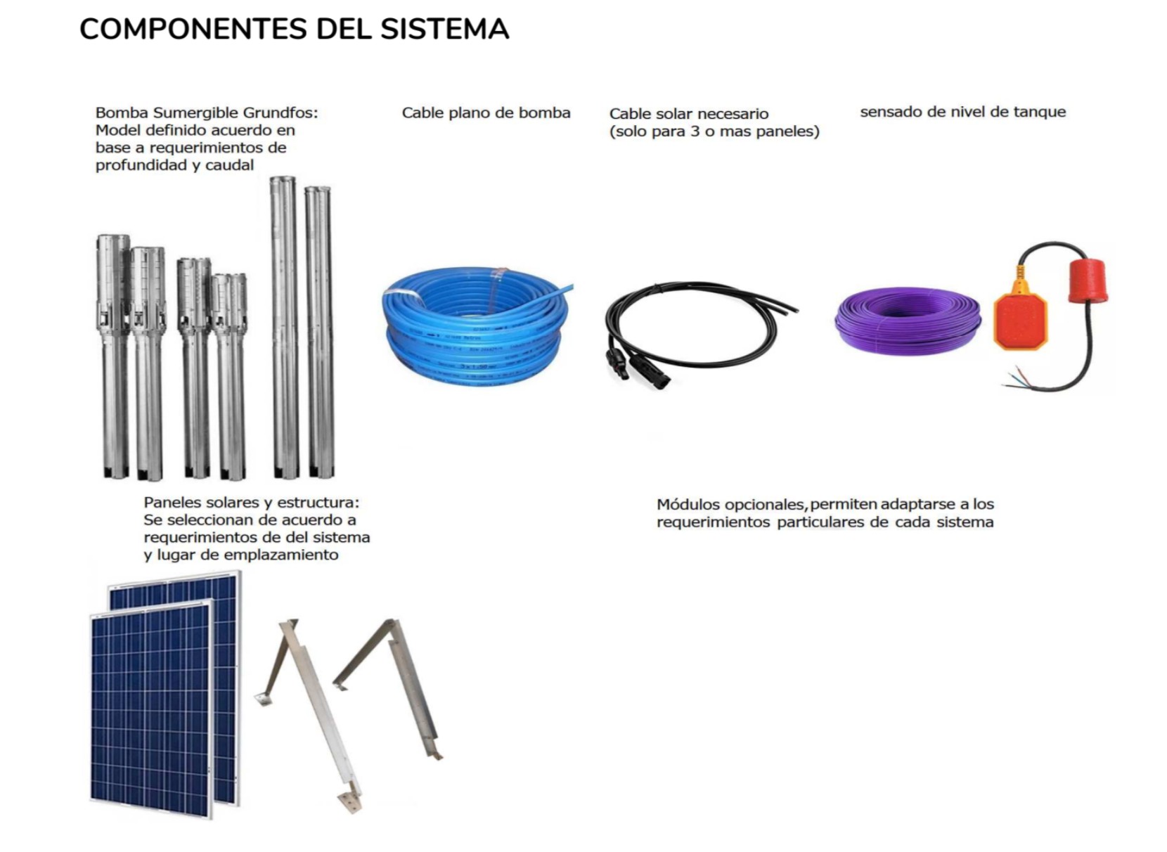 Bombeo Solar - Kit 5 - YPF Solar
